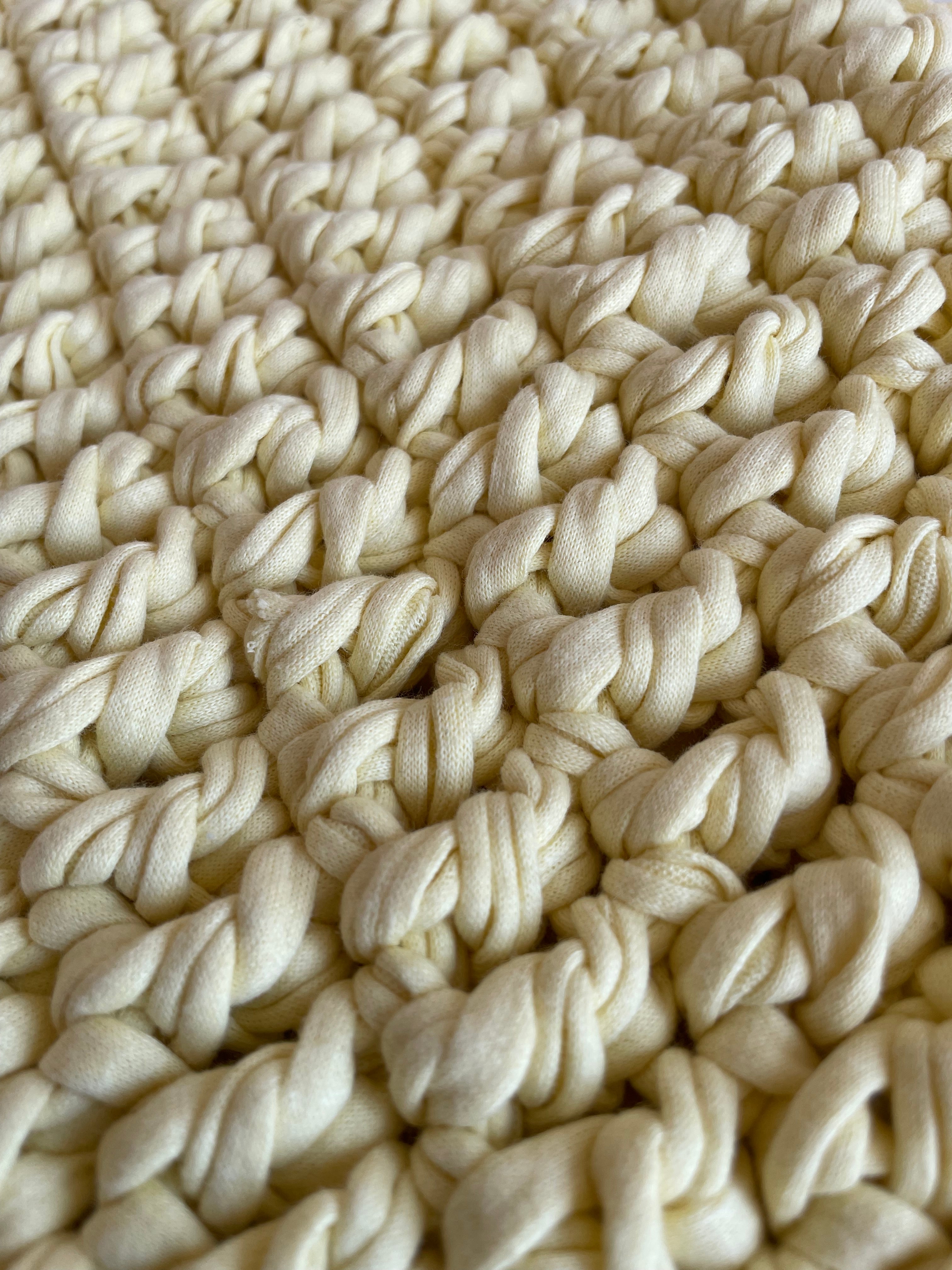 T-shirt Yarn for Crochet & Macramé| Recycled Cotton|450g/80m